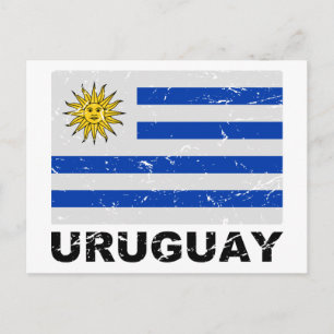 Carte Postale Indicateur Vintage Uruguay