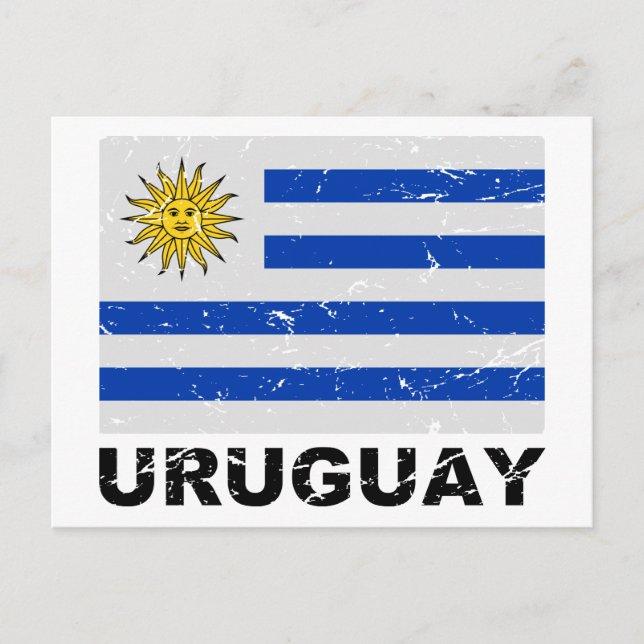 Carte Postale Indicateur Vintage Uruguay (Devant)