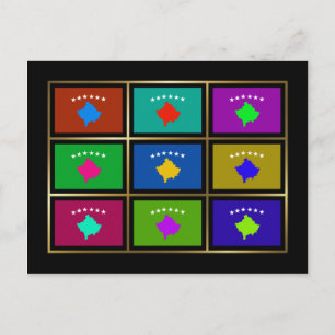 Carte postale Indicateurs multiples du Kosovo