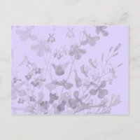 Carte postale Indice Floral