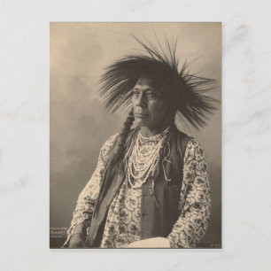 Carte Postale indien vintage : Antoine Moise, Flathead -