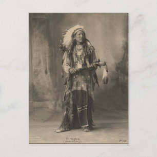 Carte Postale indien vintage : Homme noir, Arapahoes -