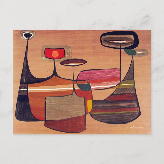 Carte Postale Indiens dans l'espace #1 (Devant)