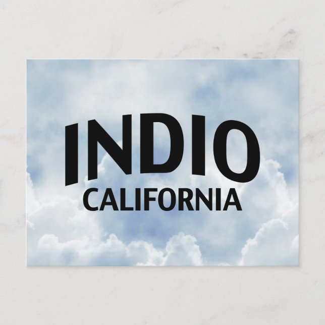 Carte Postale Indio Californie (Devant)