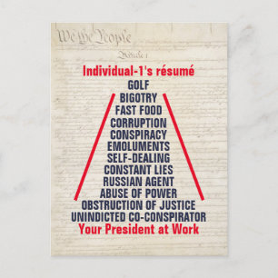 Carte Postale Individuel-1 Trump Collusion Obstruction Jan 2019