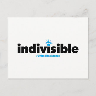 Carte postale indivisible