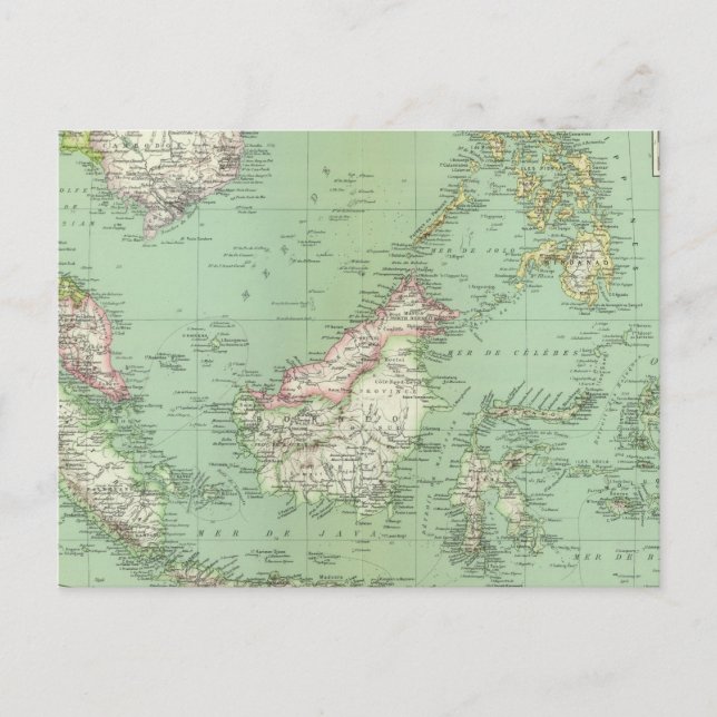 Carte Postale Indonésie, Malaisie (Devant)