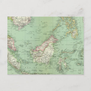 Carte Postale Indonésie, Malaisie
