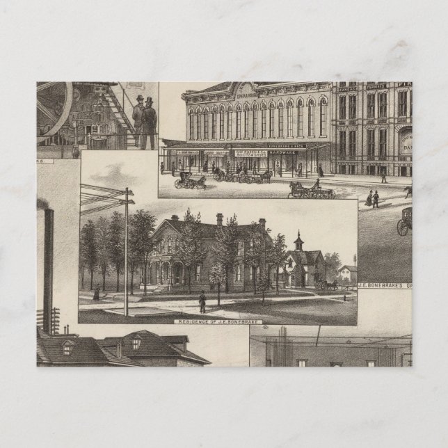 Carte Postale Industries du Kansas (Devant)