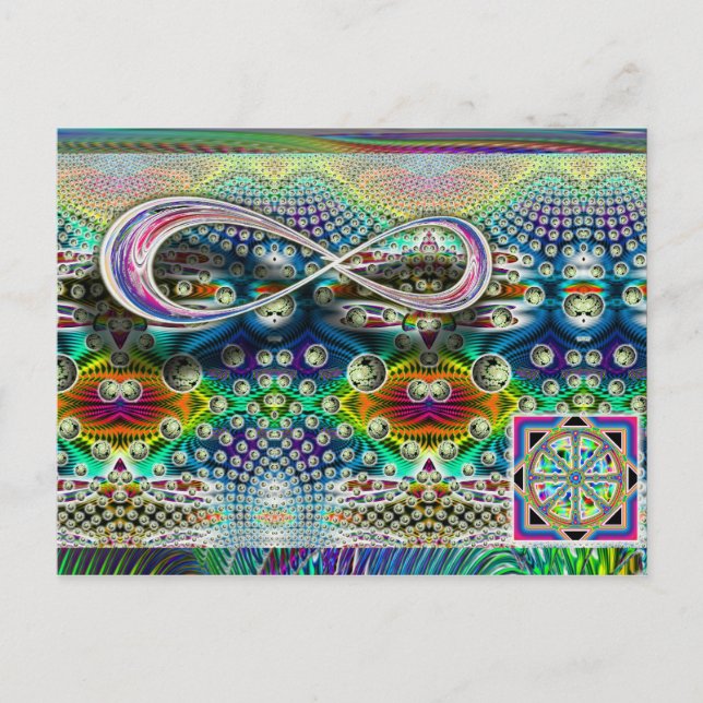 Carte postale infinie Dharma Wheel (Devant)