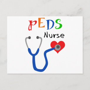 Carte Postale Infirmière PEDS