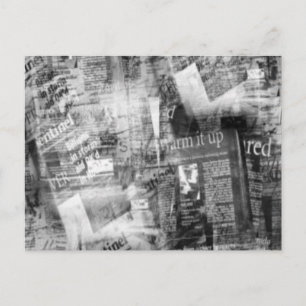 Carte Postale Information Junkie