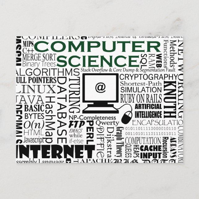 Carte postale Informatique (Devant)