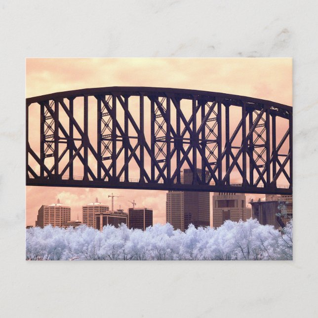 Carte Postale Infrarouge Louisville Ky (Devant)