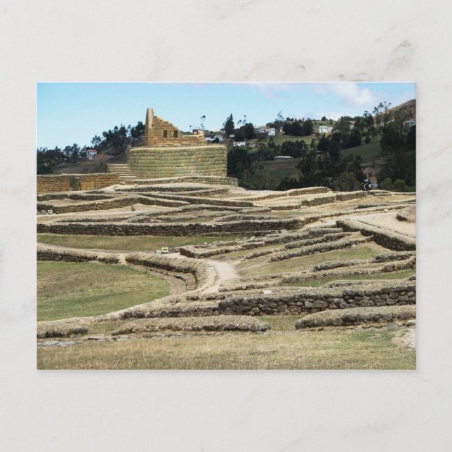 Carte Postale Ingapirca ruines Inca, Equateur (Devant)