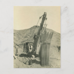 Carte Postale INGÉNIEUR D'EXPLOITATION D'UNE grue et D'UNE NAVIR