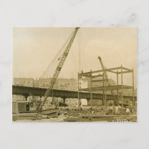 Carte Postale INGÉNIEUR D'EXPLOITATION D'UNE grue et D'UNE NAVIR