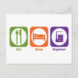 Carte Postale Ingénieur du sommeil