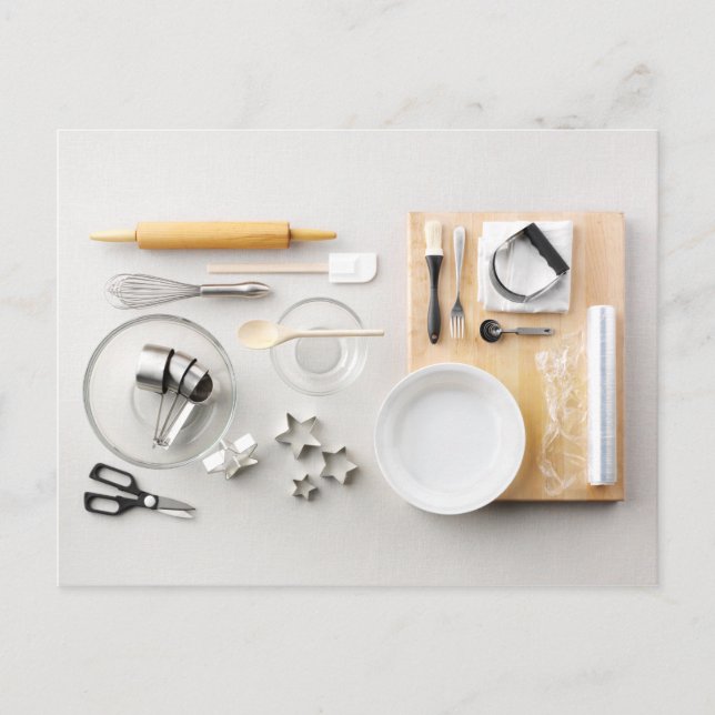 Carte Postale Ingrédients et outils 1 (Devant)