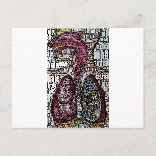 Carte Postale Inhale exhale (Devant)