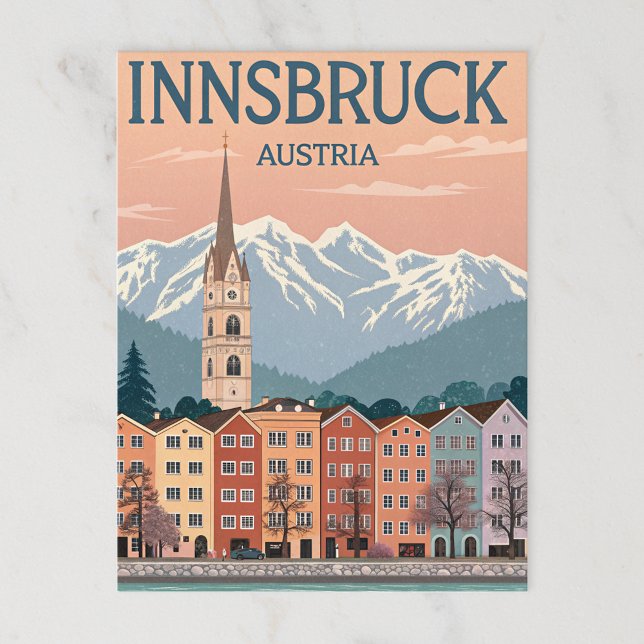 CARTE POSTALE INNSBRUCK, AUTRICHE (Créateur téléchargé)