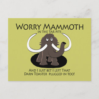 Carte Postale Inquiète Mammoth