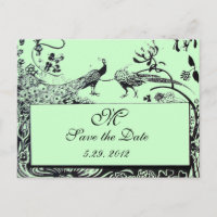 INSÉPARABLES mariages MONOGRAM noir et blanc vert