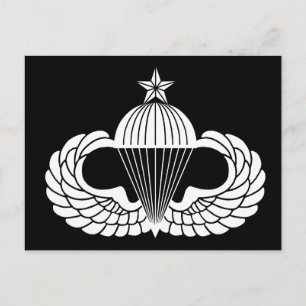 Carte Postale Insigne de parachutiste, Senior