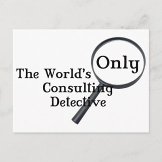Carte Postale Inspecteur Sherlock