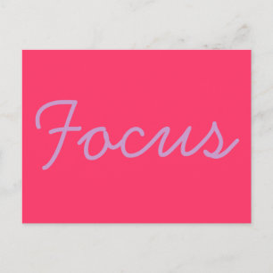 Carte postale inspirante - focus