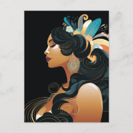 CARTE POSTALE INSPIRATION NATIVE #3