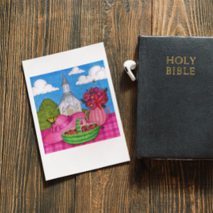 Carte postale Inspiration Pique-Nique Église