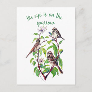 Carte Postale Inspirationnel Son Oeil est sur le Bruant,