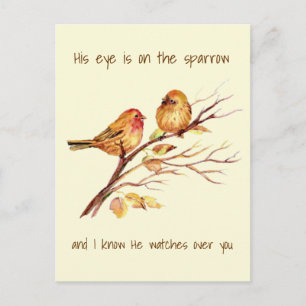 Carte Postale Inspirationnel Son Oeil est sur le Bruant,
