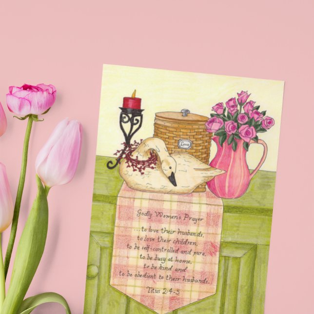 Carte postale Inspirationnelle de la prière de la  (Créateur téléchargé)