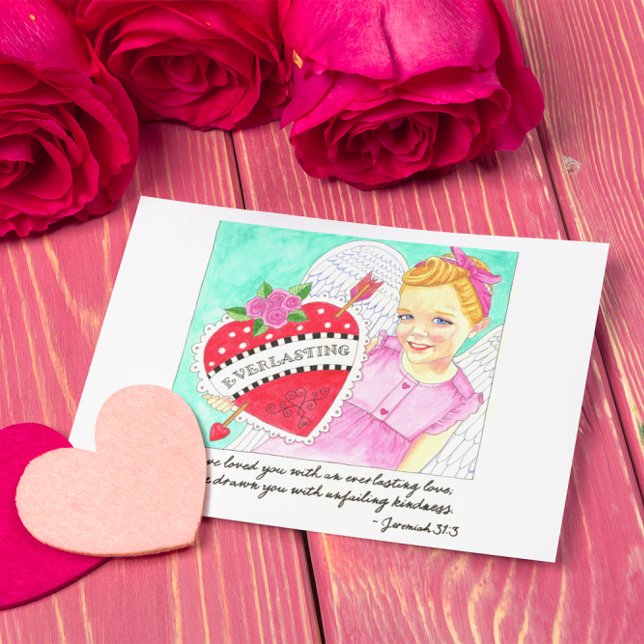 Carte Postale Inspirative d'amour éternel (Créateur téléchargé)