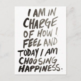 Carte Postale inspirer bonheur vie populaire positive positive
