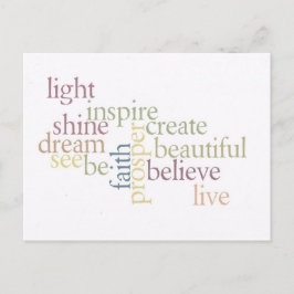 Carte Postale Inspirer la foi