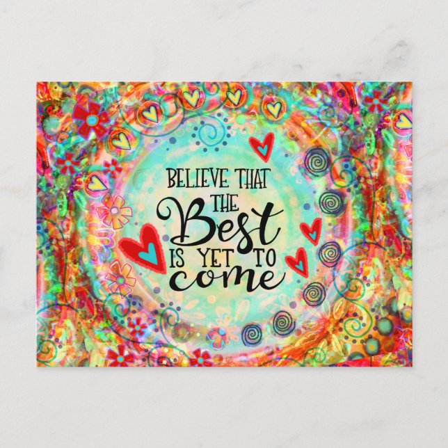 Carte Postale Inspirivity "Best is Not To Come" (Devant)