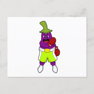 Carte Postale Installation en boîte avec gants de boxe