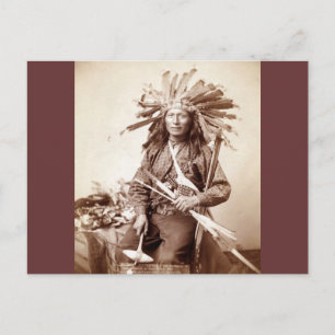 Carte Postale Instigateur de la révolte indienne, 1890