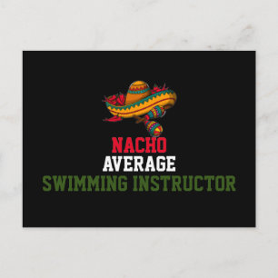 Carte Postale Instructeur de natation moyen nacho