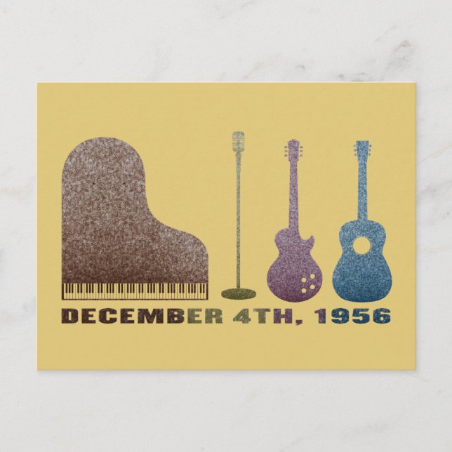 Carte Postale Instruments de quatuor à millions de dollars - Cou (Devant)