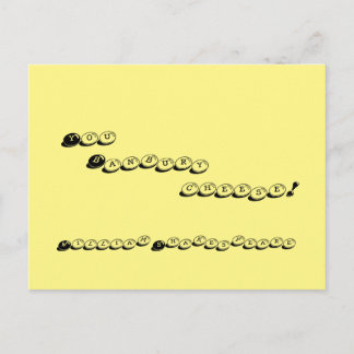 Carte postale Insulte Shakespeare