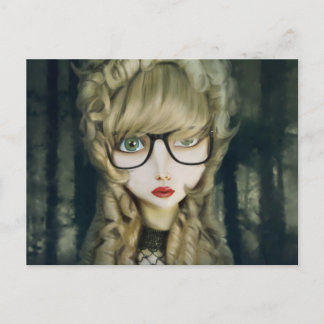 Carte Postale Intello hipster