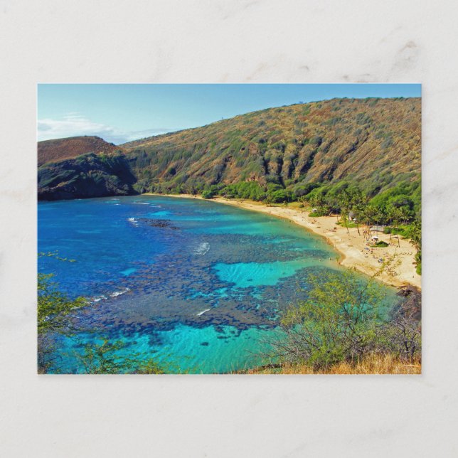 Carte Postale Intérieur, baie Hanauma 4, Honolulu, Oahu (Devant)
