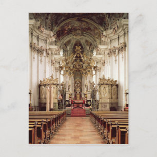 Carte Postale Intérieur, conçu par Balthasar Neumann 1734-54