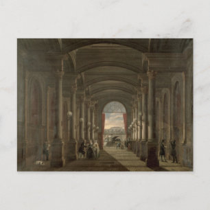 Carte Postale Intérieur de la Gare Saint-Lazare