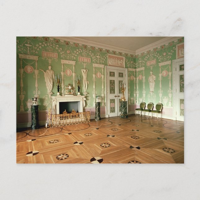 Carte Postale Intérieur de la salle à manger verte (Devant)