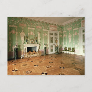 Carte Postale Intérieur de la salle à manger verte